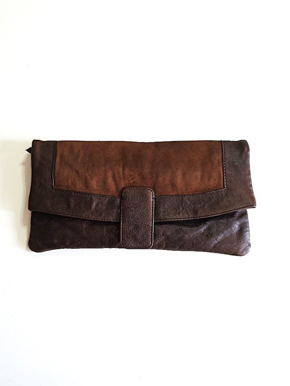 Filippa K brown leather clutch - please read carefully
